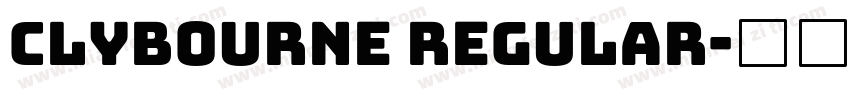 Clybourne Regular字体转换